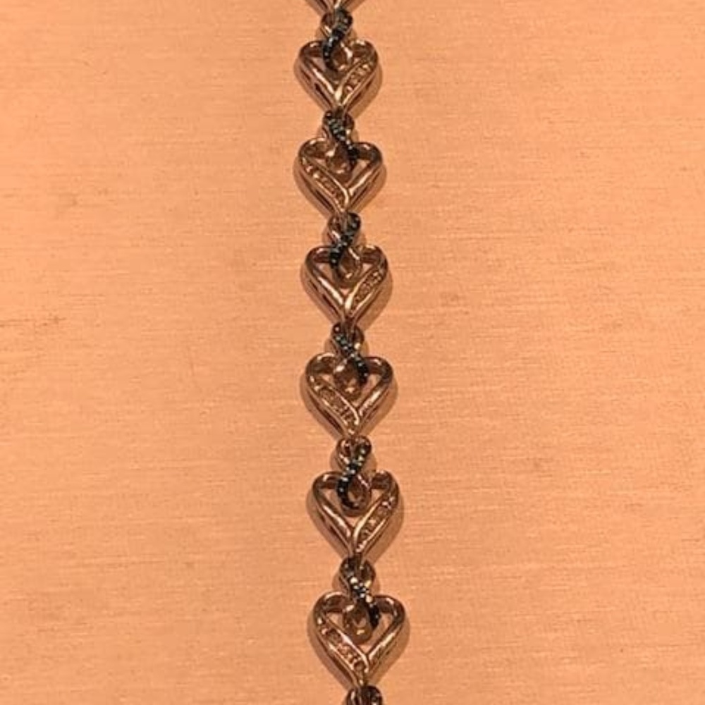 Diamond Infinity Bracelet Silver - image 1